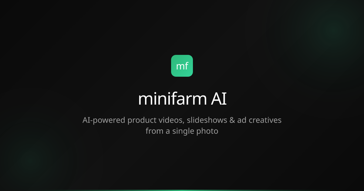Minifarm - AI Marketing Workspace